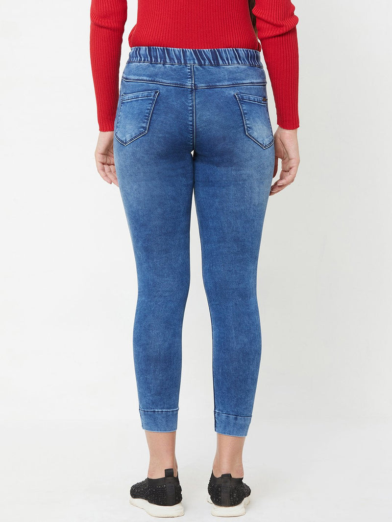 K3081 Midrise Denim Legging - Blue