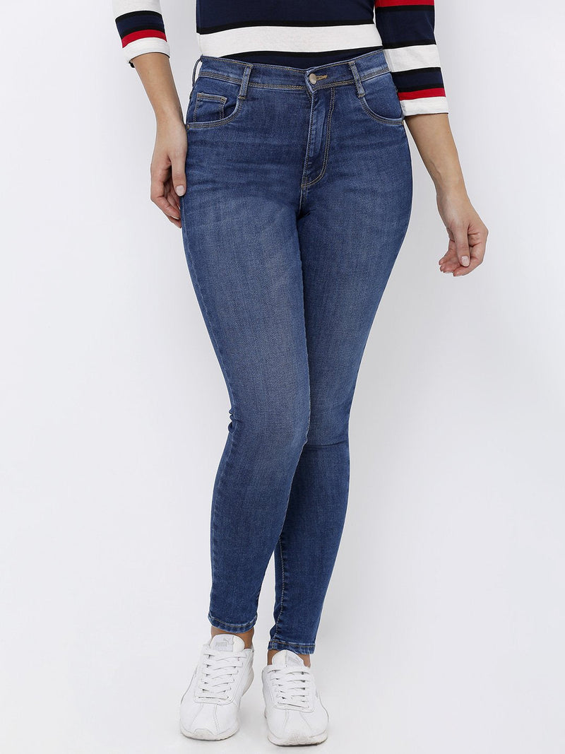 K5040 Super High-Rise Super Skinny Jeans - Blue