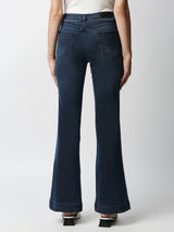 K5013 High-Rise Flare Jeans - Dark Blue