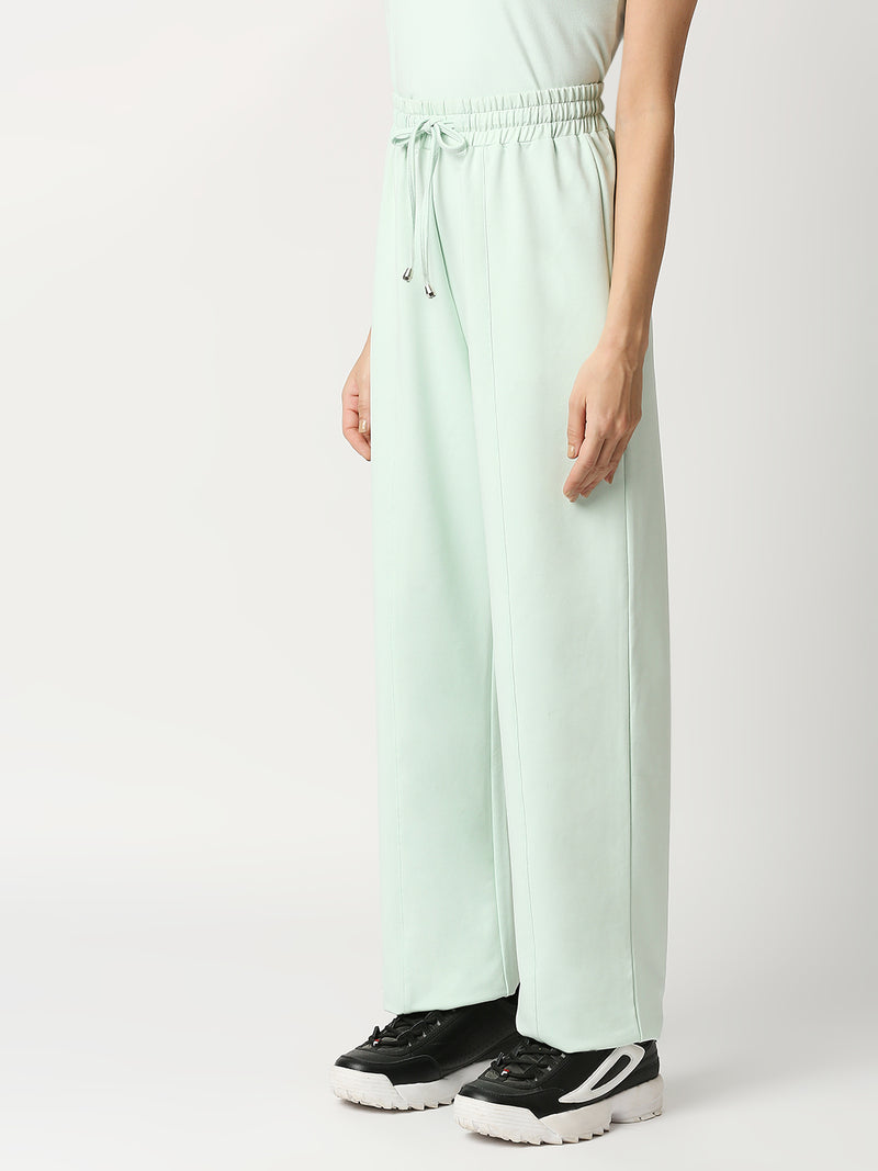 High Rise Mint Green Athleisure - Mint Green