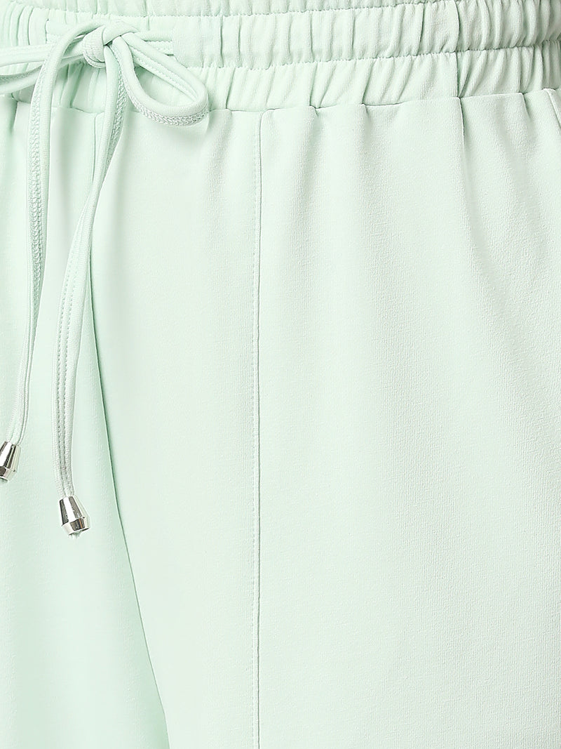 High Rise Mint Green Athleisure - Mint Green