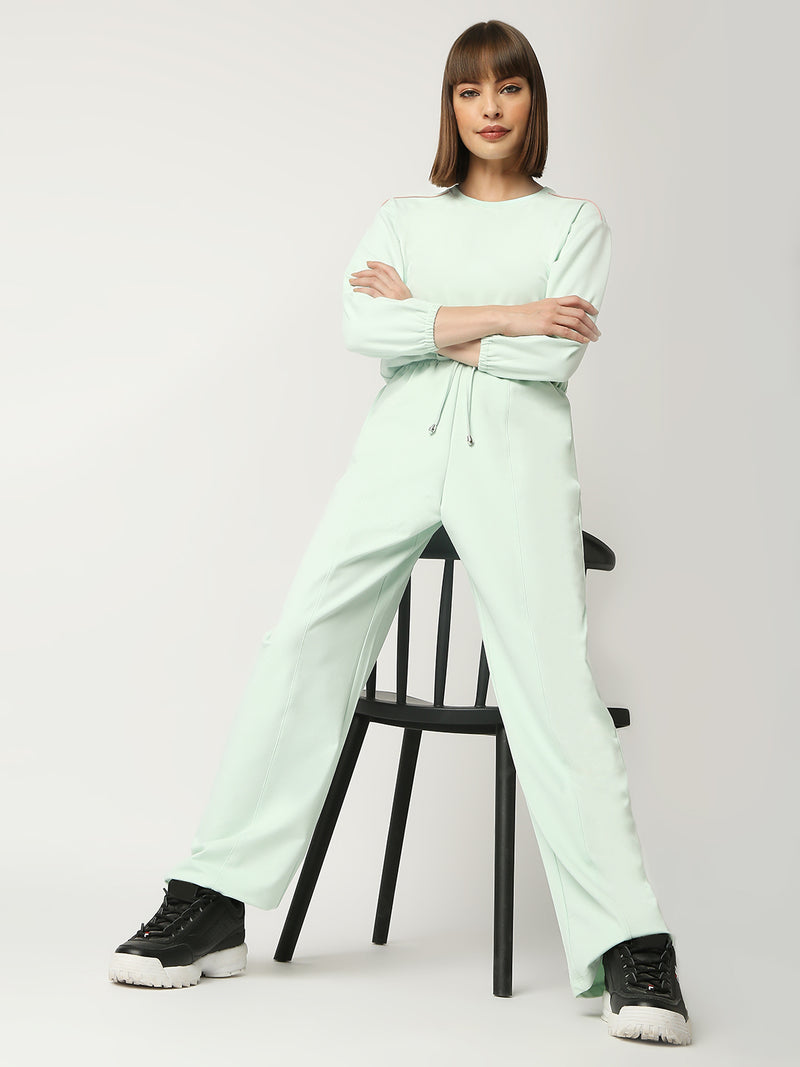 High Rise Mint Green Athleisure - Mint Green