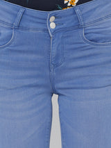 K4014 High-Rise Skinny Jeans - Blue