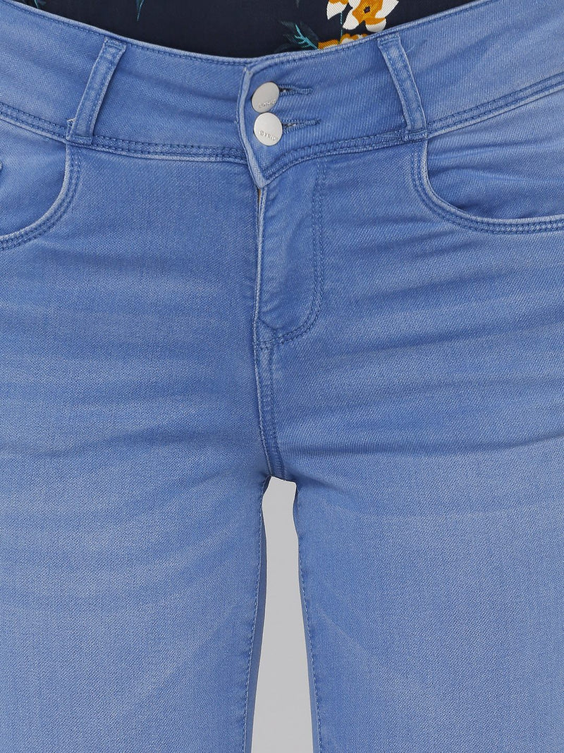 K4014 High-Rise Skinny Jeans - Blue