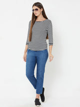 High Rise Baggy Fit Jeans - Blue