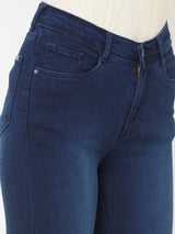 K4014 High Rise Skinny Jeans - Ink Blue