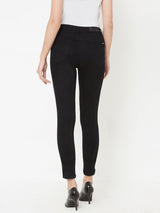 K4050 Midrise Skinny Crop Length - Black