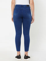 K4050 Midrise Skinny Crop Length - Blue