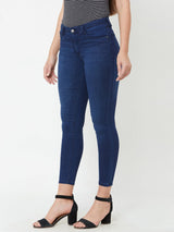 K3051 Mid Rise Skinny Jeans - Blue