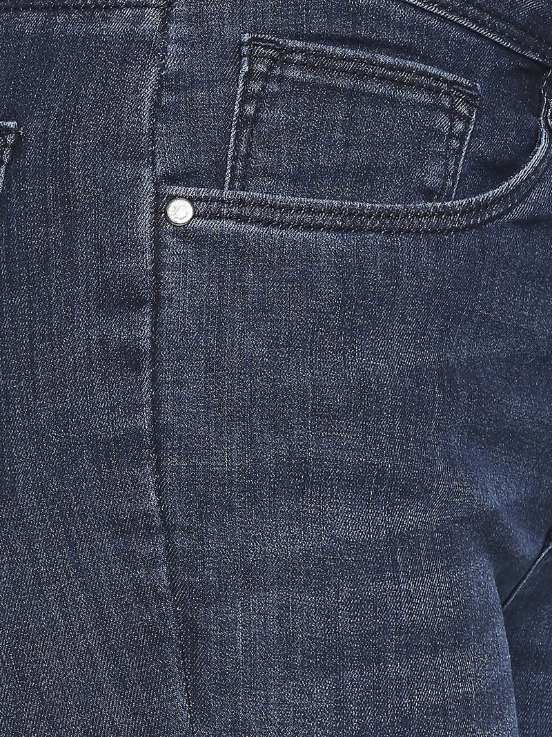K3051 Mid-Rise Skinny Jeans - Blue