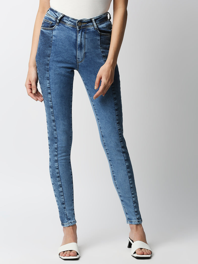 K5040 Super High-Rise Super Skinny Jeans - Blue
