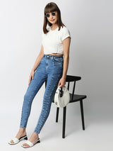 K5040 Super High-Rise Super Skinny Jeans - Blue
