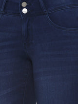 Mid-Rise Pedal Pusher - Dark Blue