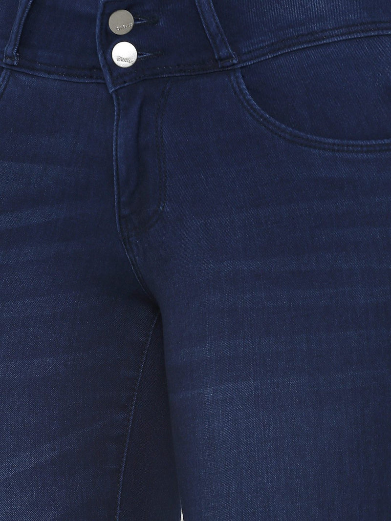 Mid-Rise Pedal Pusher - Dark Blue