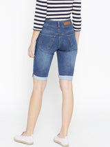 Mid-Rise Pedal Pusher - Dark Blue