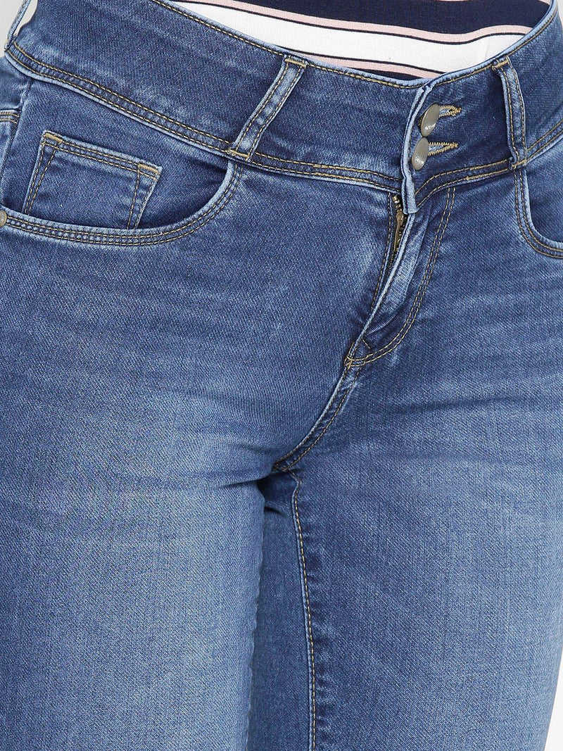 Mid-Rise Pedal Pusher - Dark Blue