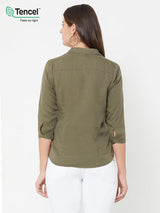 Olive Wovens Shirt - Olive