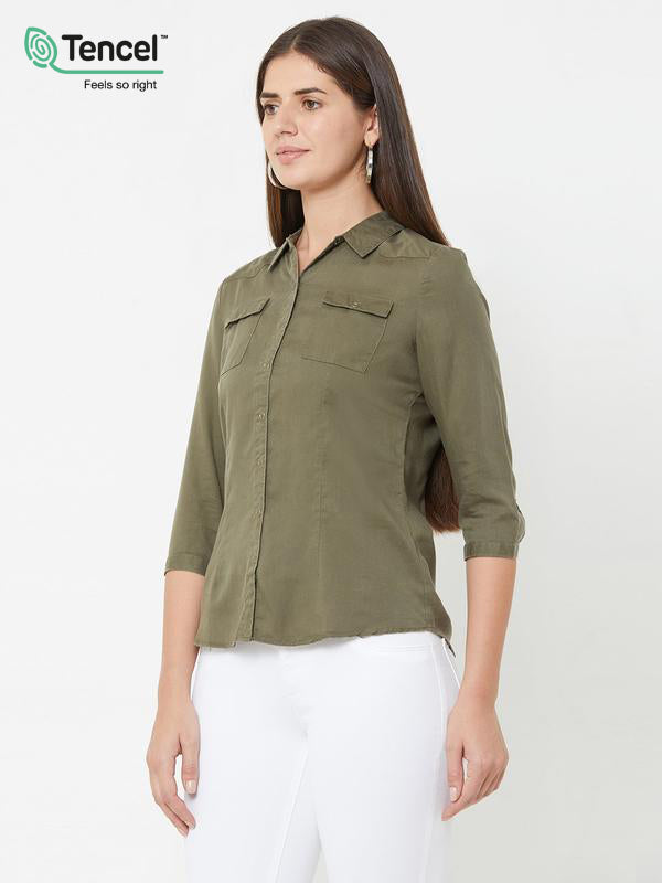 Olive Wovens Shirt - Olive