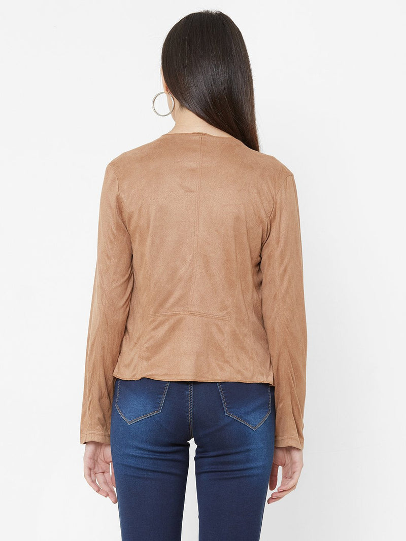 Brown Knits Shrug - Brown