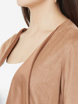 Brown Knits Shrug - Brown