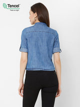 Regular Fit Casual Shirt - Blue