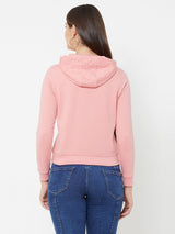 Coral Wovens Sweatshirt - Coral