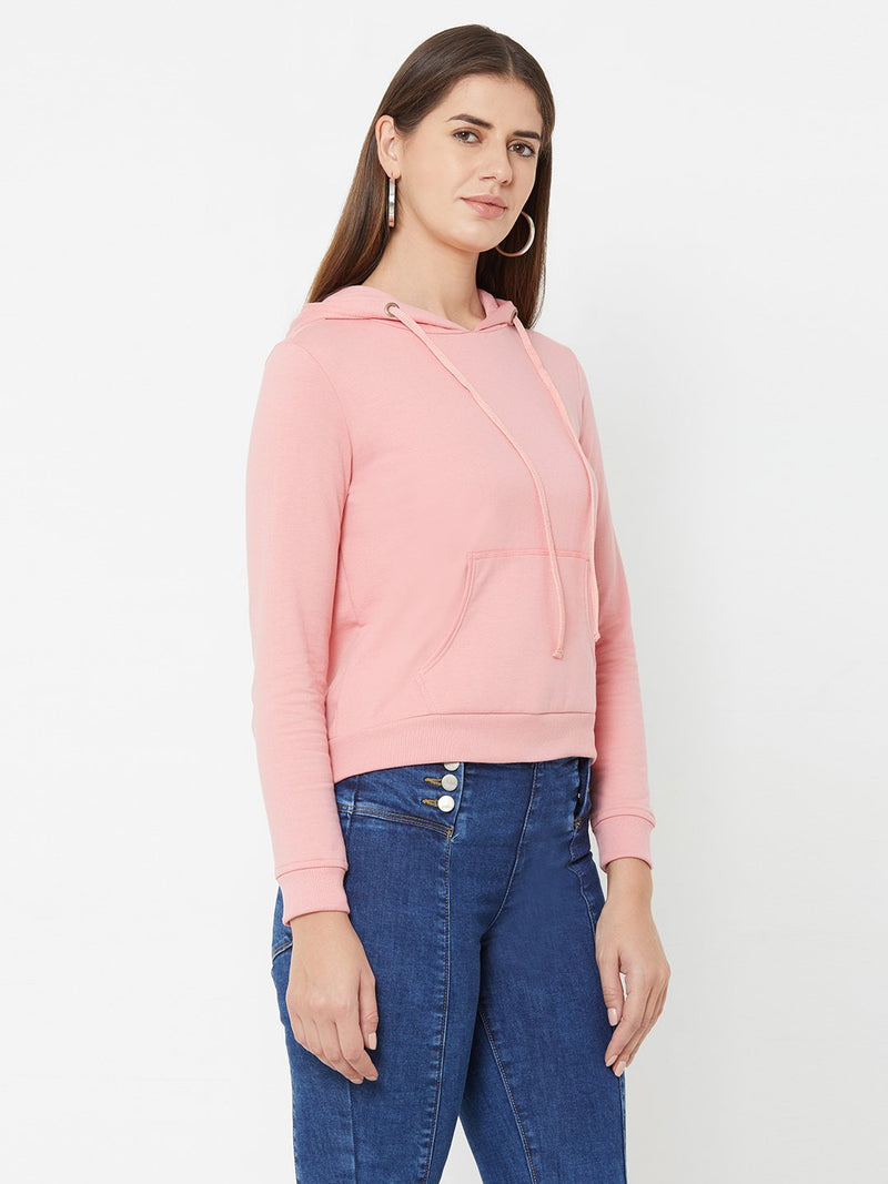 Coral Wovens Sweatshirt - Coral