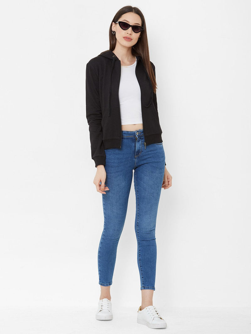 Solid Sweatshirt - Black