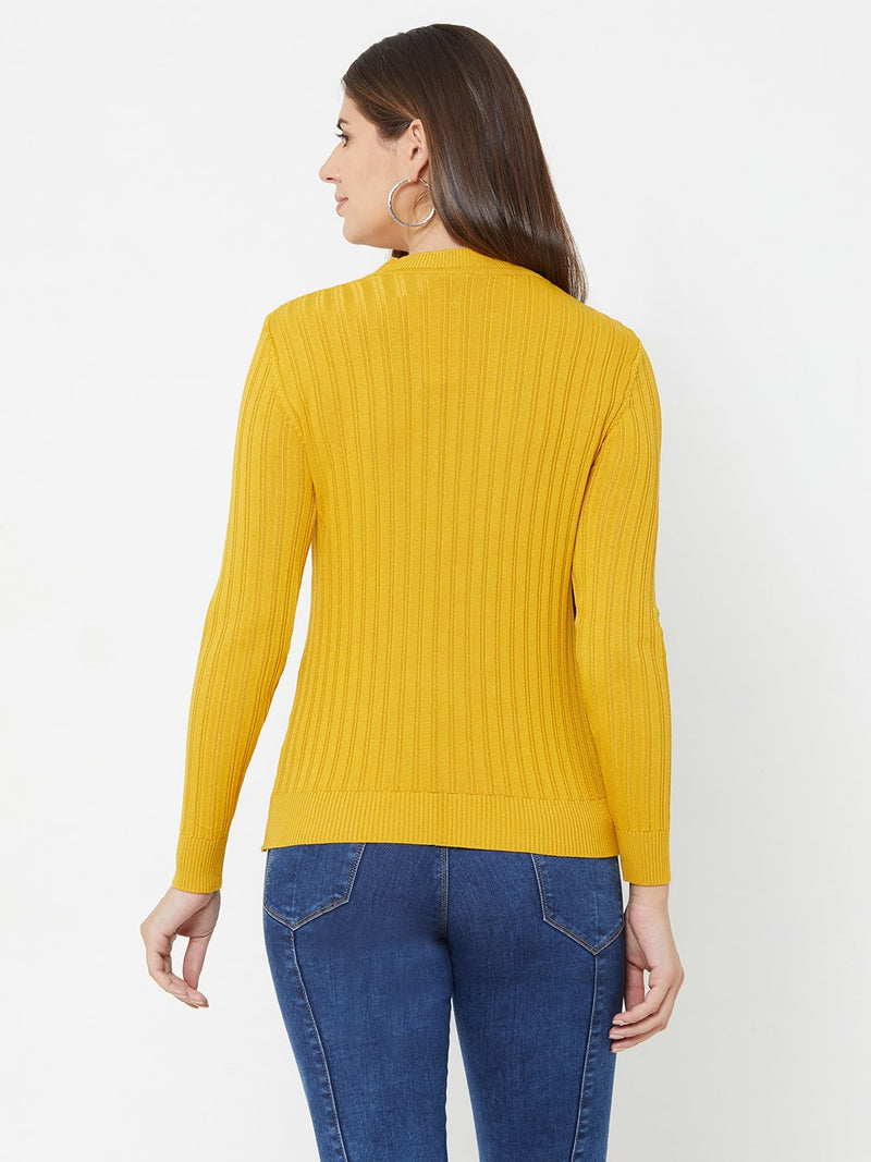 Mustard Knitted Sweater - Mustard