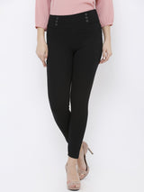 K4005 High-Rise Skinny Tregging - Black
