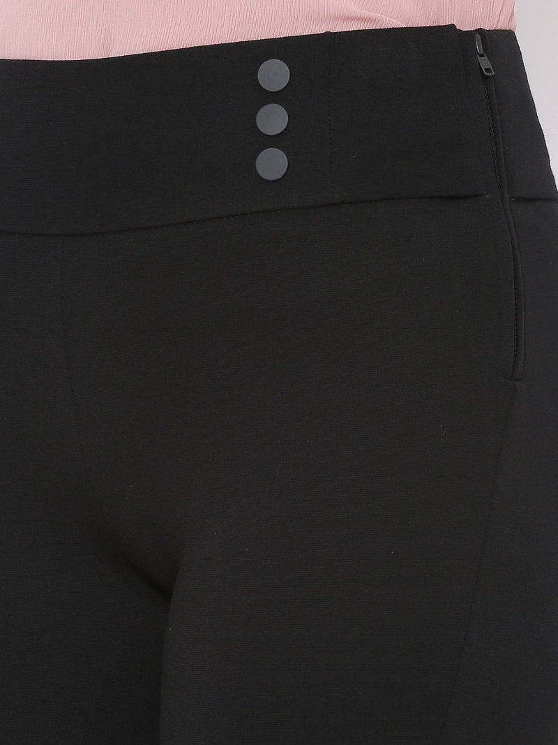K4005 High-Rise Skinny Tregging - Black