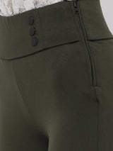 K4005 High-Rise Skinny Tregging - Olive