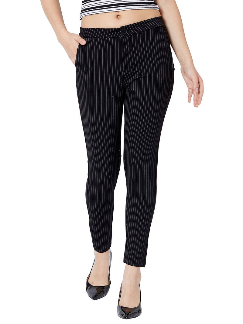 K4005 High-Rise Skinny Tregging - Black