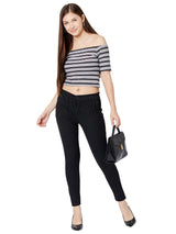 K4005 High-Rise Skinny Tregging - Black