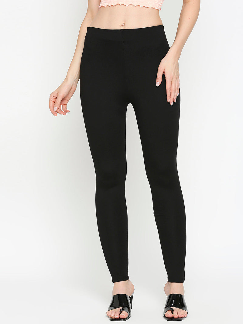 K4005 High-Rise Skinny Tregging - Black