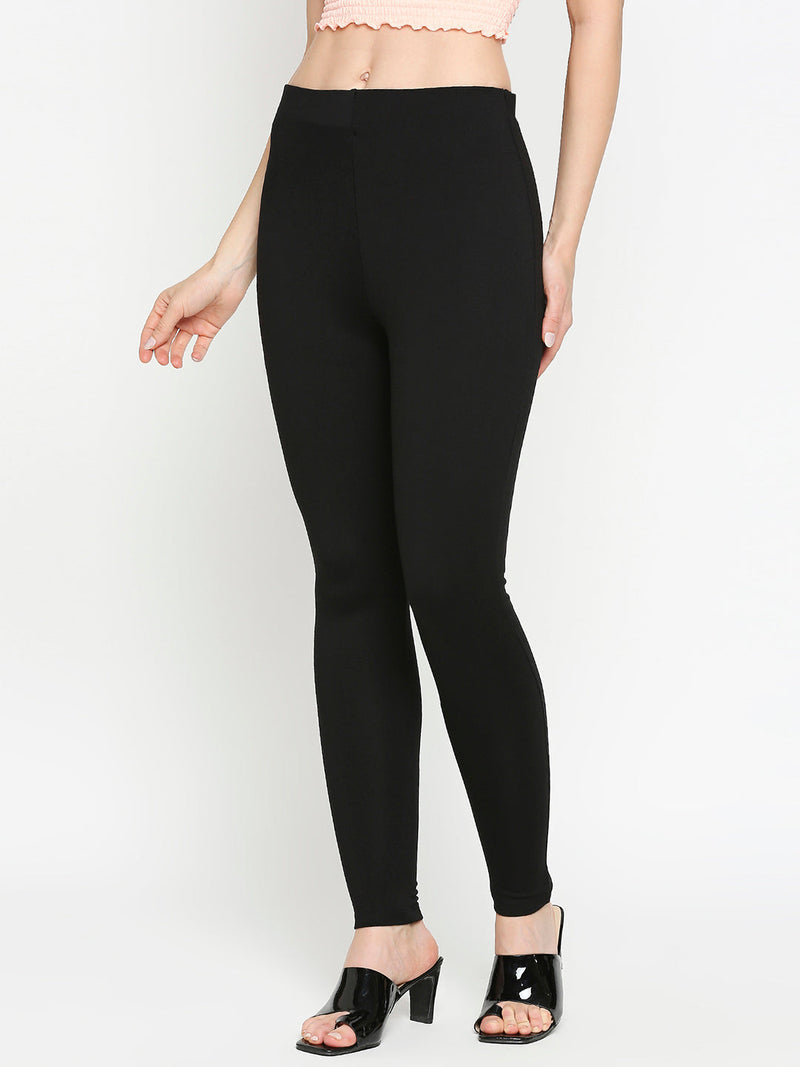 K4005 High-Rise Skinny Tregging - Black