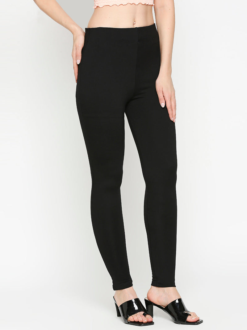 K4005 High-Rise Skinny Tregging - Black