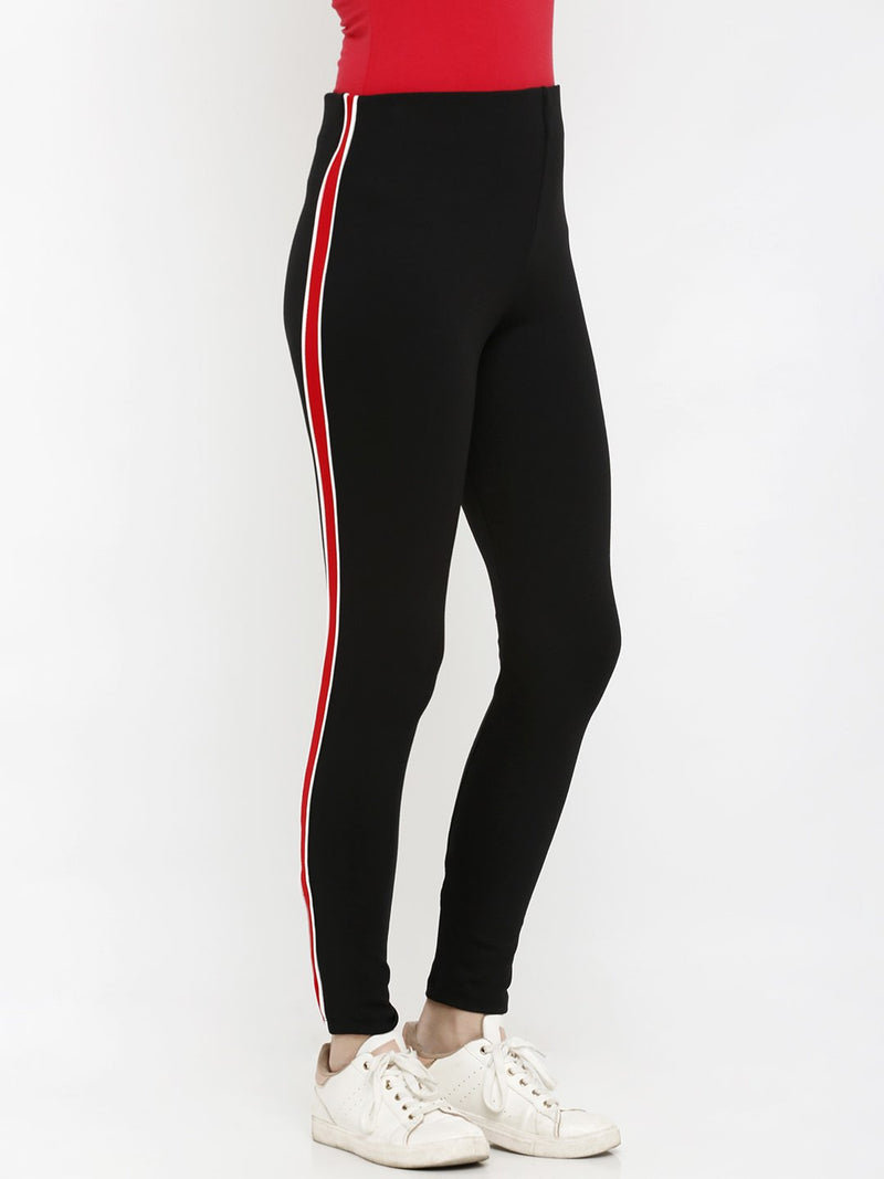 K4005 High-Rise Skinny Tregging - Black