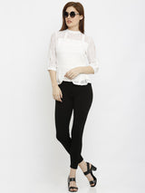 K4005 High-Rise Skinny Tregging - Black