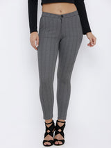 K4005 High-Rise Skinny Tregging - Grey