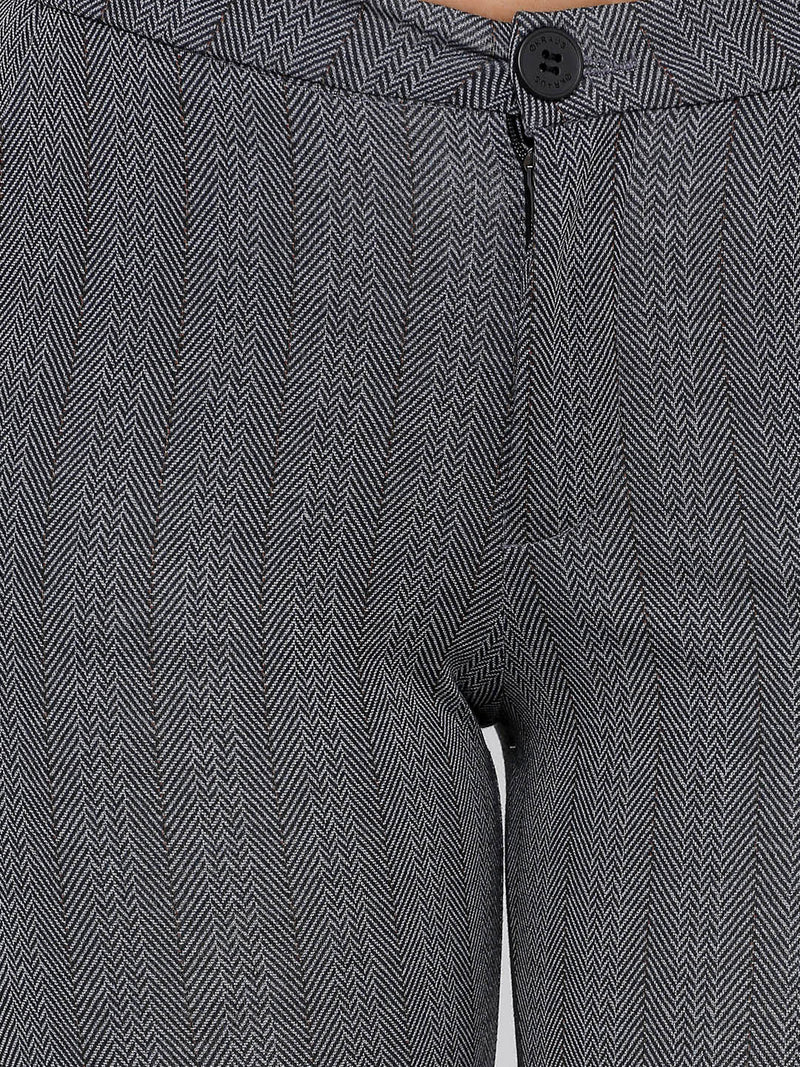 K4005 High-Rise Skinny Tregging - Grey