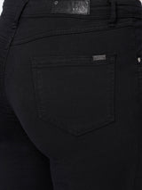 K3006 Mid-Rise Skinny Full Length Jeans - Black