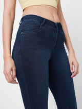 K4014 High-Rise Skinny Jeans - Blue