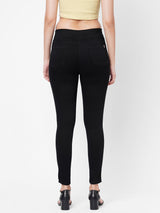 K3081 Mid-Rise Denim Legging - Black
