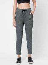 K4005 High-Rise Skinny Tregging - Black Grey