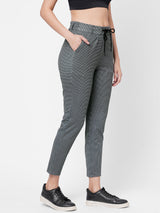 K4005 High-Rise Skinny Tregging - Black Grey