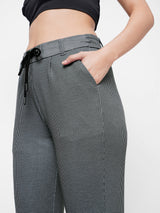 K4005 High-Rise Skinny Tregging - Black Grey