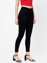 K5040 Super High-Rise Super Skinny Jeans - Black